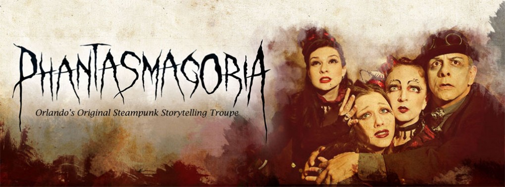 WE ARE PHANTASMAGORIA .... Orlando's own original Victorian Steam punk Circus troupe offering Macabre and Delicious Halloween Treats (and tricks) from creator John DiDonna and our chilling ensemble! Now entering its fifth year of shows and special events!